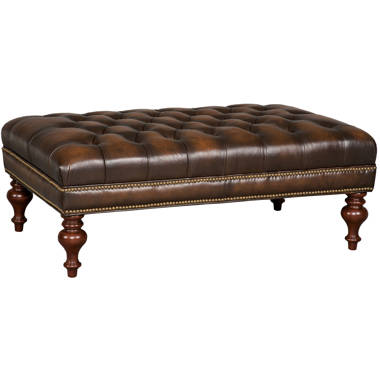 Wayfair brown shop leather ottoman